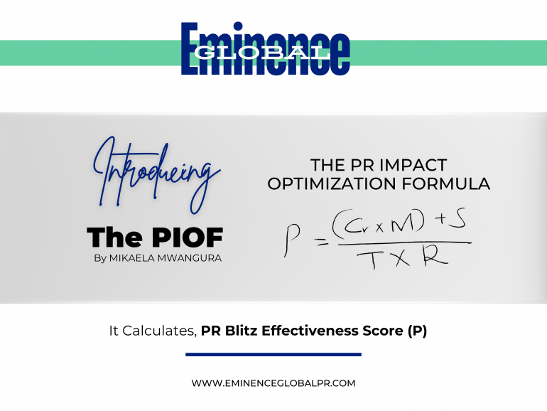 PR Impact Optimization Formula (PIOF) By Mikaela Mwangura